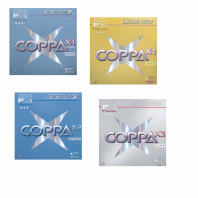 Donic Coppa X ( X1 Turbo Platin , X1 Gold , X2 Platin Soft , X3 Silver )