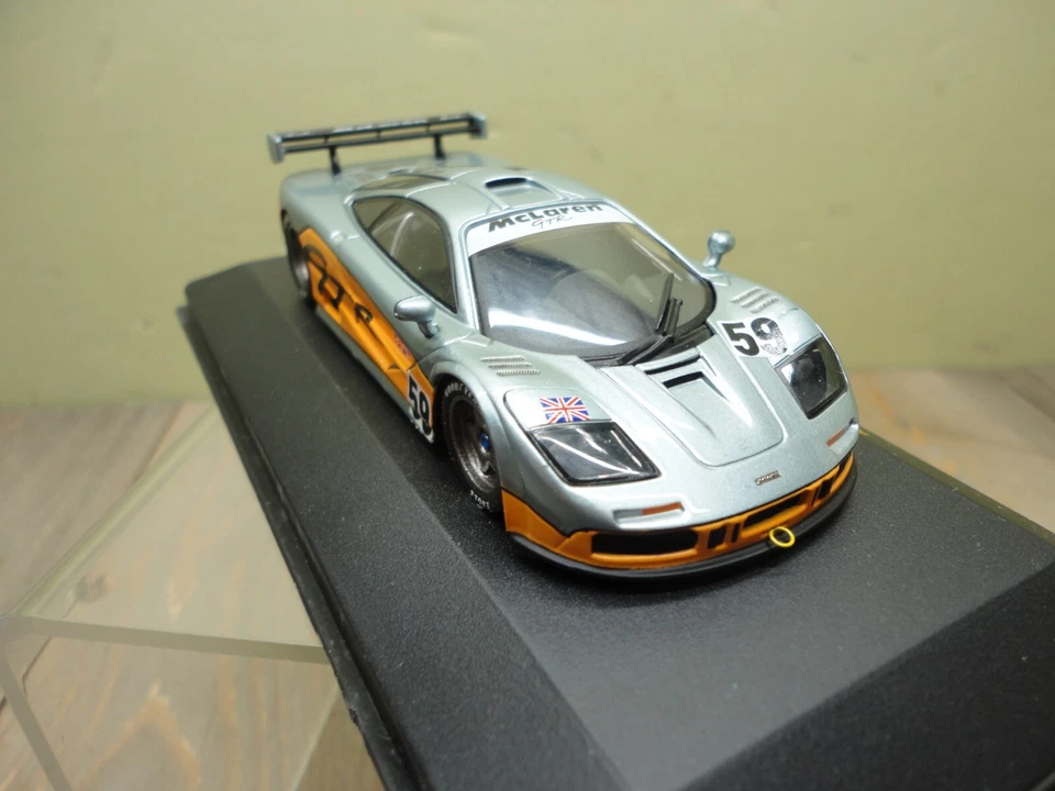 Minicar McLaren F1 GTR 1995 escala 1/43 modelos IXO carreras 24 horas Lemans 486 #59 Foto 4 de 4