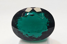 Colombian 244-245 Ct Green Dark Emerald Oval Cut EGL Certified Loose Gemstone