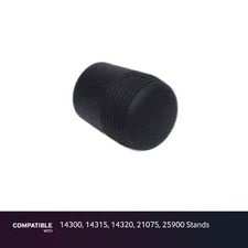 K&M Rubber Foot End Cap for 14300, 14315, 14320, 21075, 25900 Stands