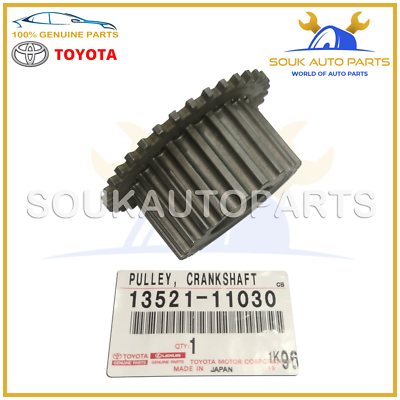 13521-11030 Toyota GENUINE CRANKSHAFT TIMING PULLEY 1352111030 OEM