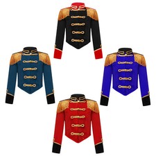 Girls Jackets Theme Party Tailcoat Fancy Dress Up Coat Cosplay Outerwear Tuxedo