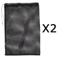 Champion Sports 24"x36" Mesh Laundry, Ball, Gear Drawstring Bag 2 Pack