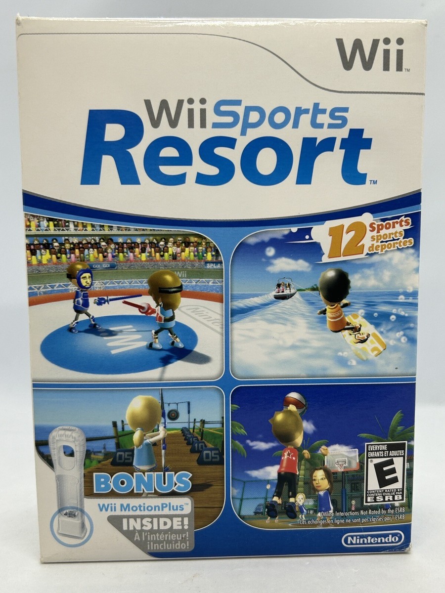 Wii Sports Resort - Nintendo Wii - Big Box, Complete CIB Wii Sports Resort - Nintendo Wii - Big Box, Complete CIB