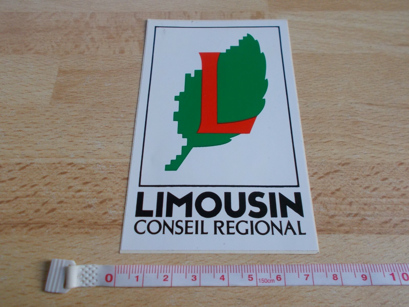 2 Autocollants Drapeau Coeur De La Région Limousin - Décoratif Pour Voiture, Vitre Ou Carnet