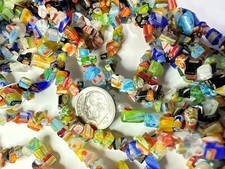Bead Mix, Millefiori Glass Small to Extra Lar...