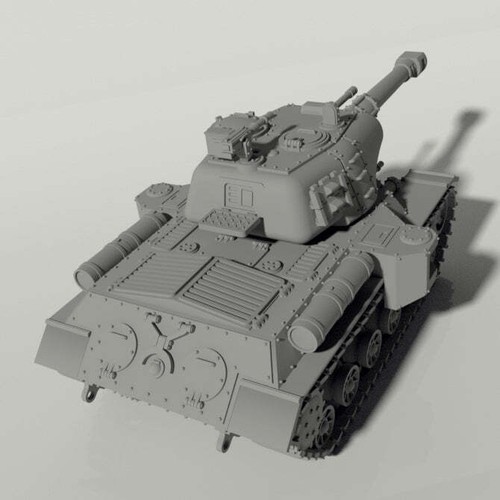 Grim IS-2 Heavy Tank | Proxy for Rogal Dorn and Macharius build - Picture 3 of 12
