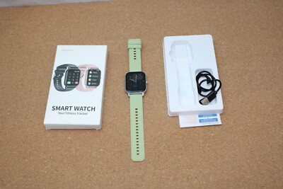 SmartWatch Nerunsa P66  IP68 Waterproof Fitness Tracker Sports Modes Lime Green