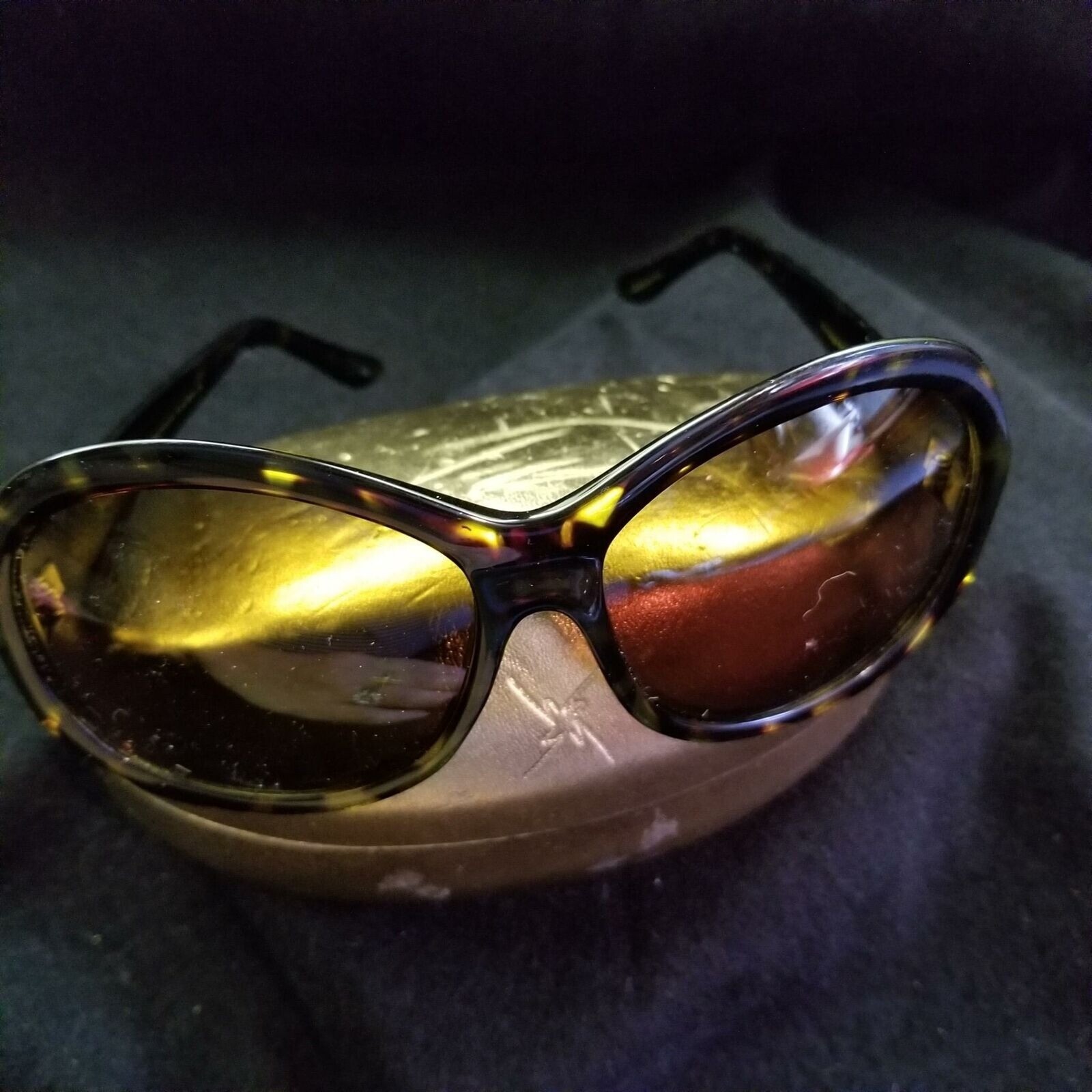 Nicole Miller Sunglasses A la Mode Black Tortoise 62 17-135mm Signature Eyewear