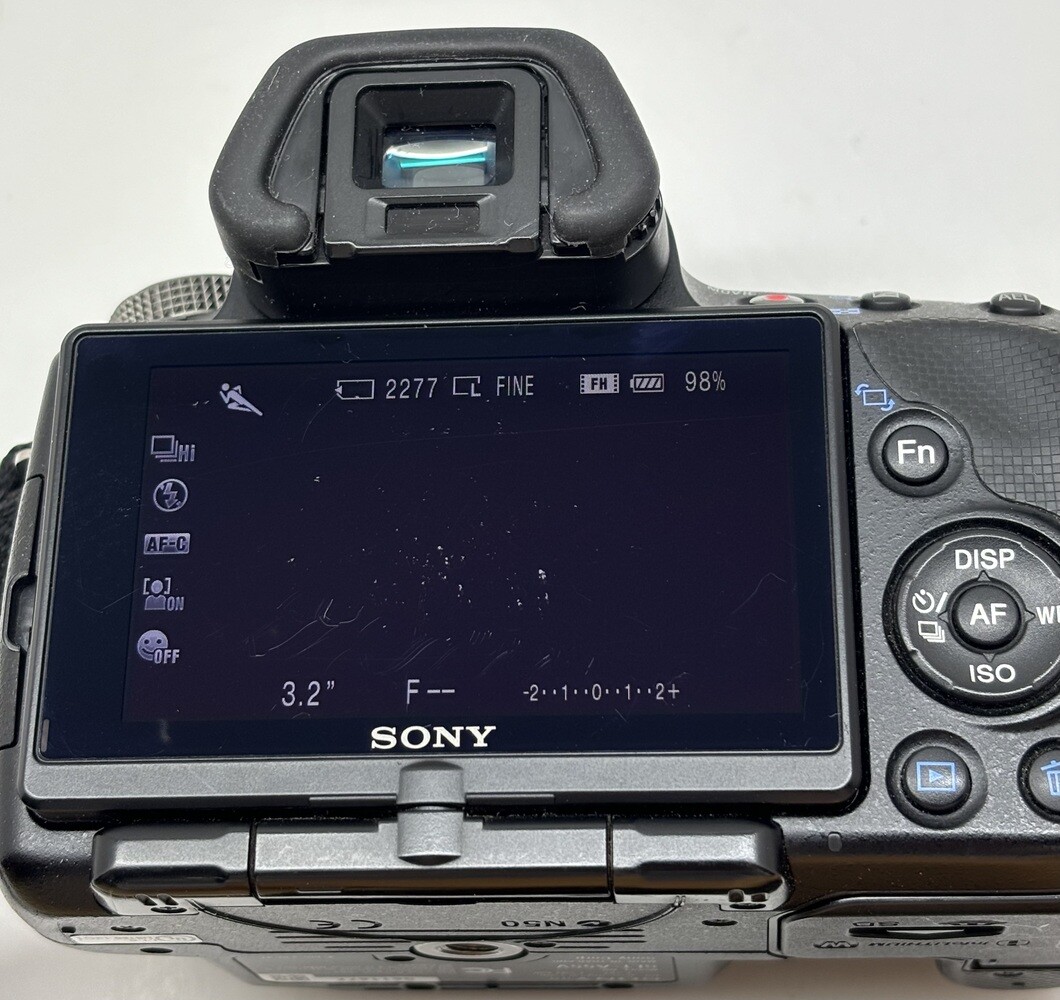 Sony Alpha SLT-A55V Digital SLR Camera 16.2MP Body ONLY, TESTED w ...