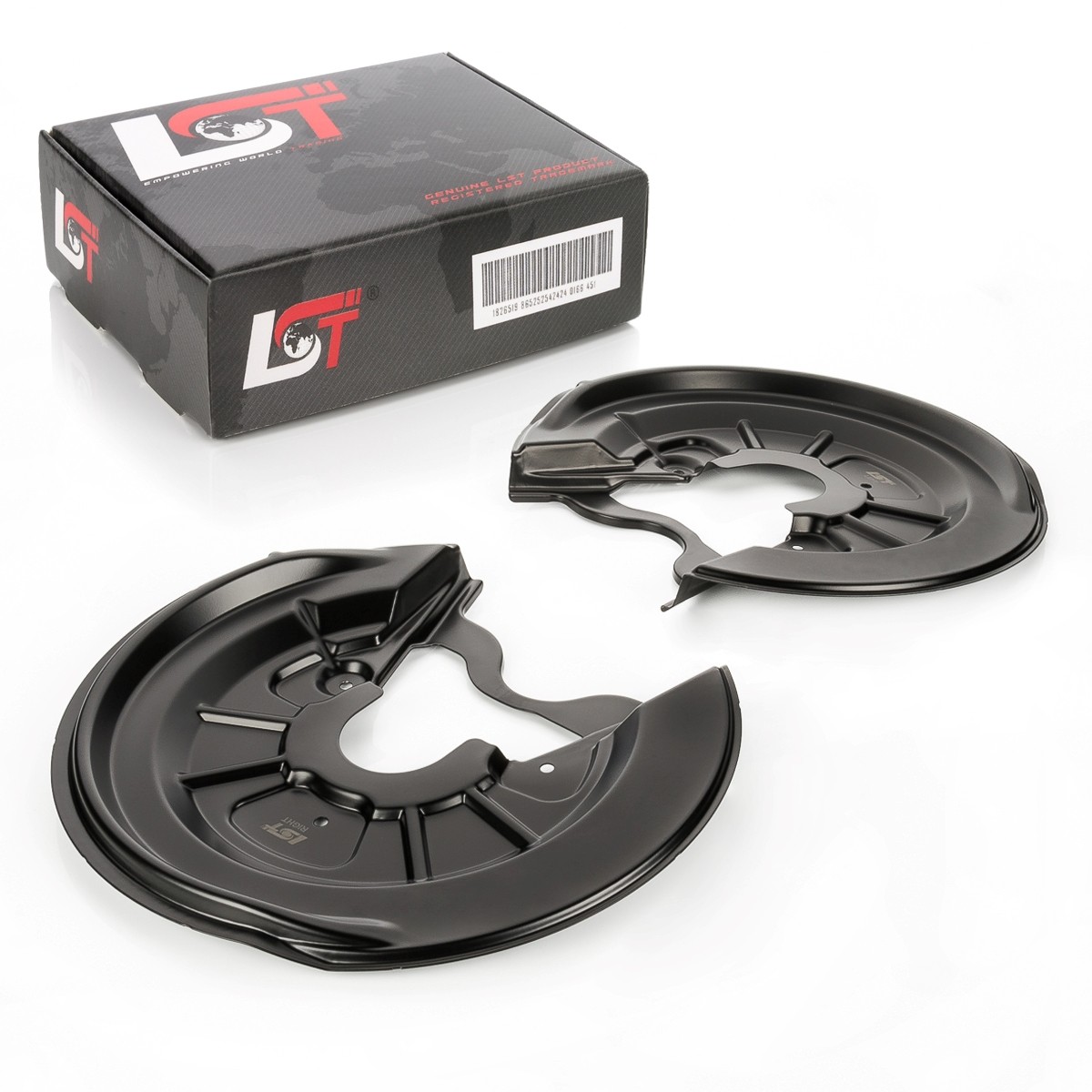 2x Anchor Plate Brake Disc Rear for SEAT ALTEA 5P LEON TOLEDO III