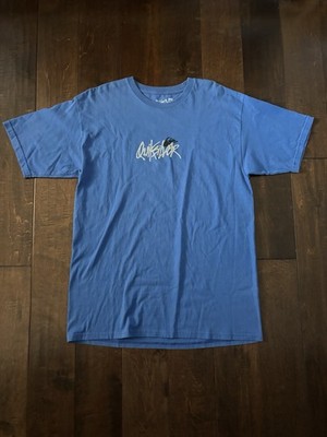 2000s Quiksilver Men's L/XL Blue Tee