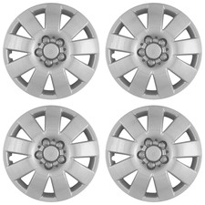 15 Push-on Silver Wheel Cover Hubcaps For 2003-2004 Toyota Corolla