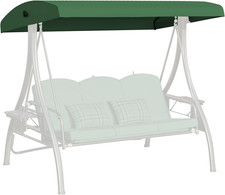 Outdoor Swing Canopy Replacement Cover Green, 76.8X47.2X9.1In