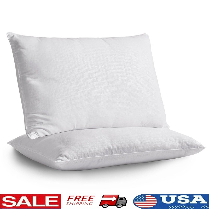 Set Of 2 Back/side Sleepers Hypoallergenic King Size