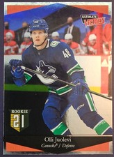 2020-21 UD Extended Series #UV-27 Ultimate Victory Olli Juolevi Rookie Card