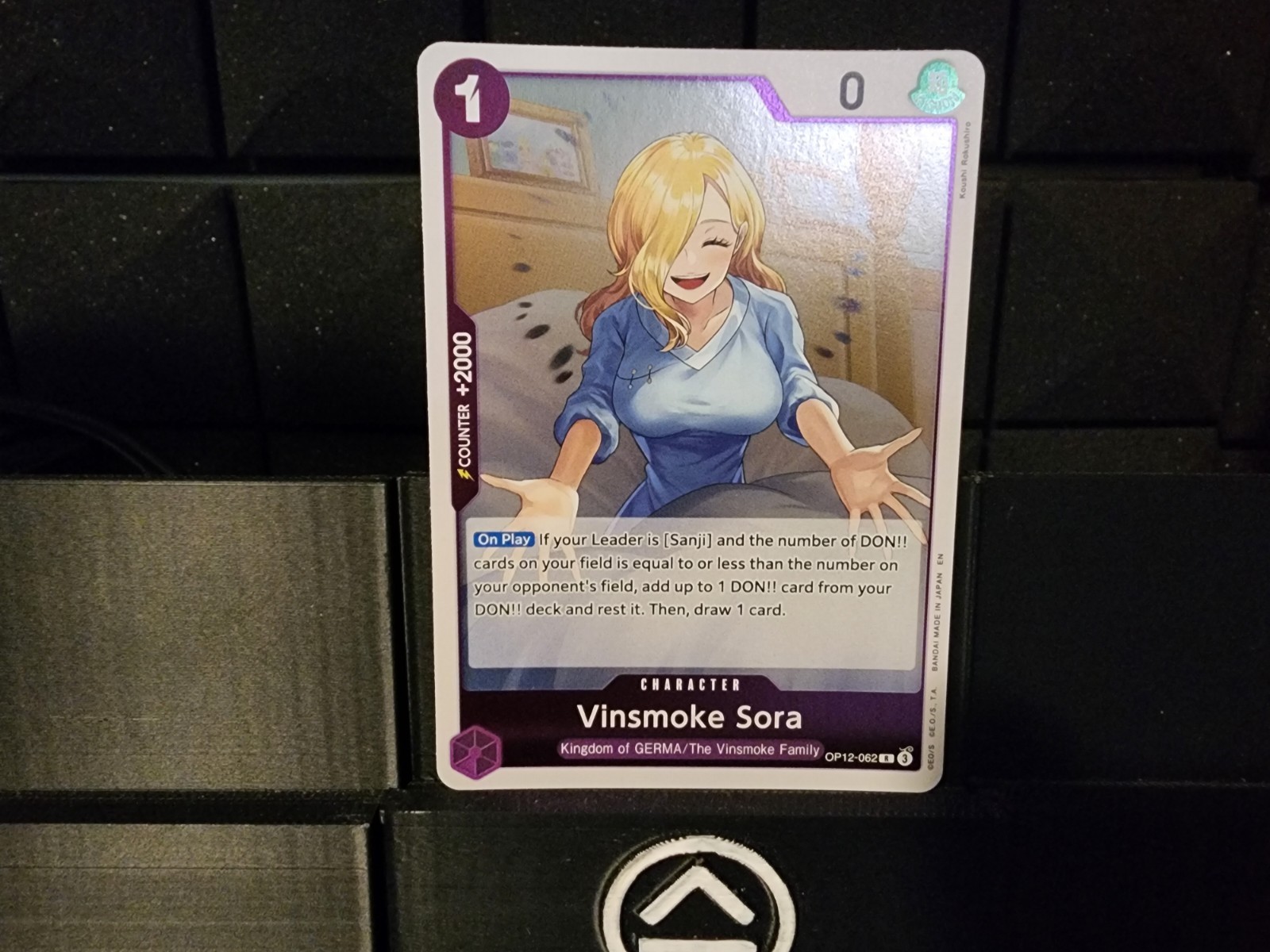 One Piece CCG Vinsmoke Sora Legacy Of The Master R Foil Card OP12-062 NM