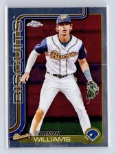 2025 Topps Pro Debut - Chrome - Carson Williams #PDC-127 Montgomery Biscuits