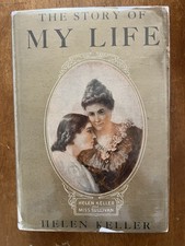 Helen Keller Signed Letter & 'The Story of My Life' Book by Grosset & Dunlap