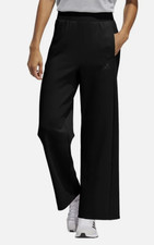 adidas Women's Wide Leg Pant with Pockets Medium, Black 