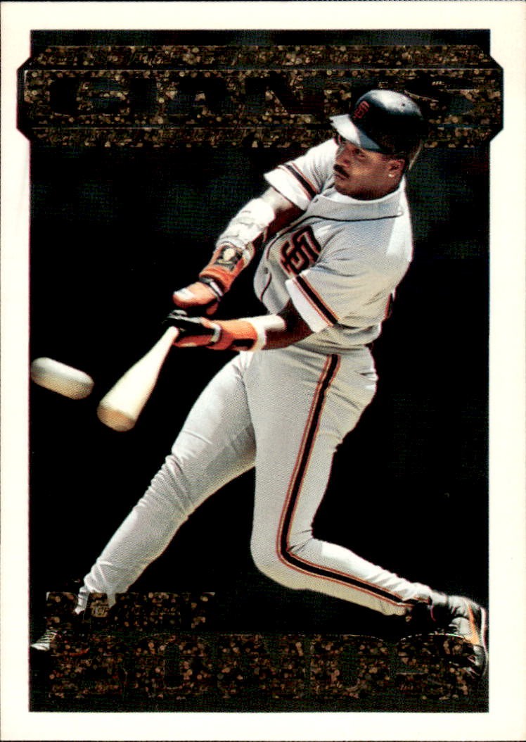 1994 Topps #27a Barry Bonds Black Gold "© 1993 The Topps Company" on the back