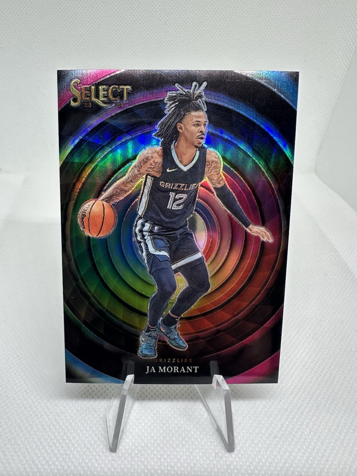 2023-24 Panin Select Ja Morant Color Wheel SSP Case Hit