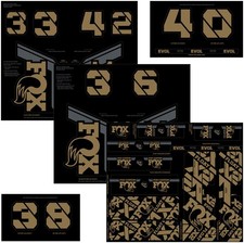 Fox Fork And Shock Decal Kit - Kash