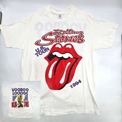 1994 Rolling Stones Voodoo Lounge Tour Concert White Large Shirt Official