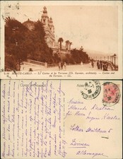 Postcard Monte-Carlo Le Casino et les Terrasses 1926