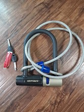 Kryptonite Bike U-Lock with Security Cable - ...