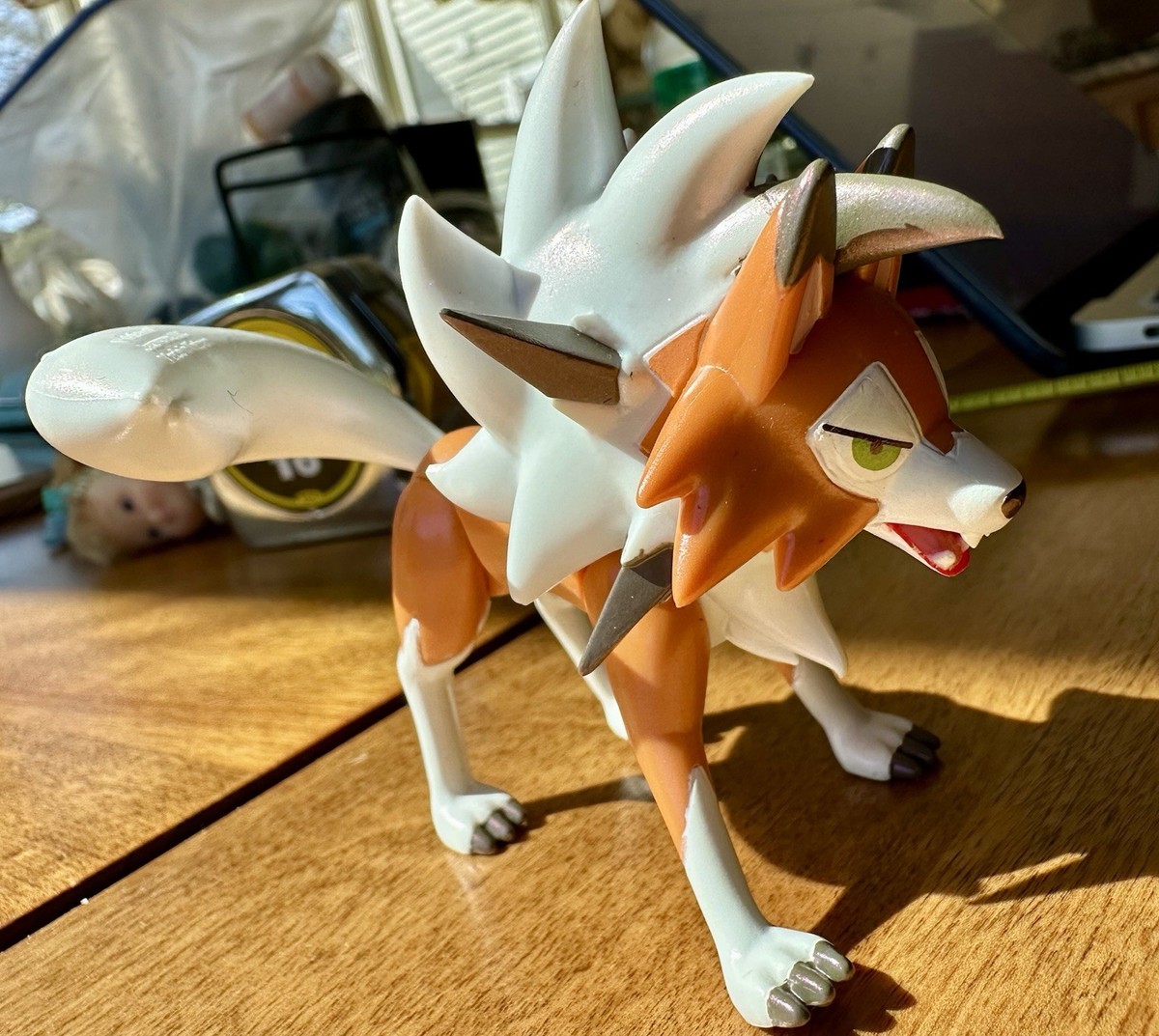 Jazwares Lycanroc Dusk Form Pokemon Articulated Figure 3