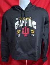 Nike Indiana Hoosiers 2025 College Football National Champions Hoodie Mens M NWT