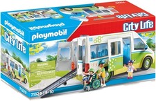 Playmobil City School Bus with Wheelchair Accessible Ramp