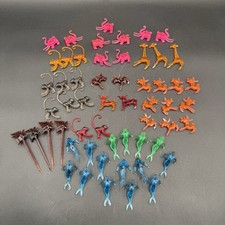 Lot Of 56 Vintage Cocktail Drink Markers Elephants Monkeys Mermaids Moose
