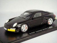 Spark S0739 1/43 Ruf E-RUF Konzeptmodell A 2008 Schwarzes Modellauto Aus Japan
