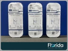 LOT OF 3 OPTIFLOW NASAL CANNULA FOR AIRVO AND MR850 1 LARGE (OPT946) / 2 MEDIUM