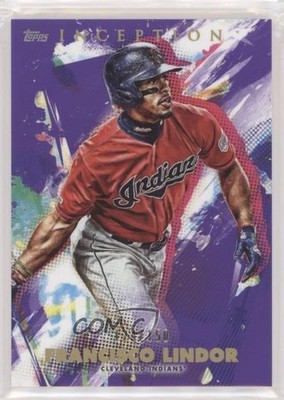 2020 Topps Inception Purple /150 Francisco Lindor #13 0e1