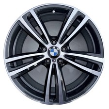 442M 19” Genuine BMW 3 4 Series Front Alloy Wheel Diamond Cut Orbit Grey 7852493