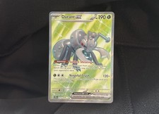 Carta Pokemon Durant ex 215/191 Surging Sparks Full Art ultra rara quasi nuova