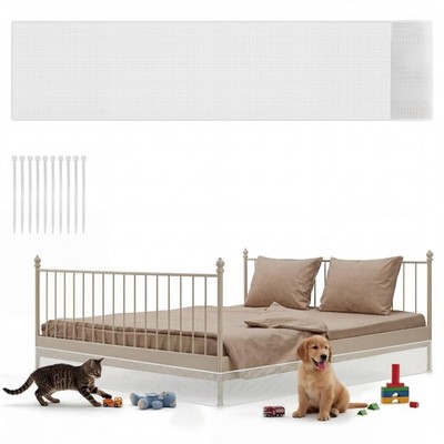240 x 12 Inch Cutable Under Bed Blocker for Pets and Toys Extra Tall Under Co...