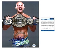 Robbie Lawler "Ruthless" AUTOGRAPH Signed UFC Fighter MMA Champ 8x10 Photo ACOA