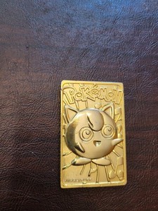 pokemon jigglypuff 1999 gold card | Other | 999 Pokmon 23k Plated Jiggy Puff 1999 Burger King Pokemon Jigglypuff