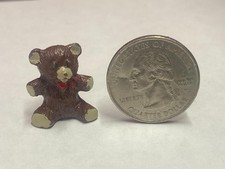 Dollhouse Miniature Teddy Bear Animal 1:12 one inch scale B214 F Dollys Gallery