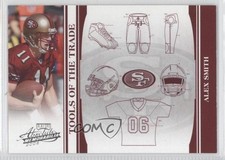 2006 Playoff Absolute Memorabilia Tools of the Trade Red 58/100 Alex Smith fm0