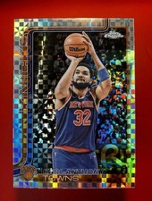 2025-26 Topps Chrome Karl-Anthony Towns X-Fractor #179 New York Knicks