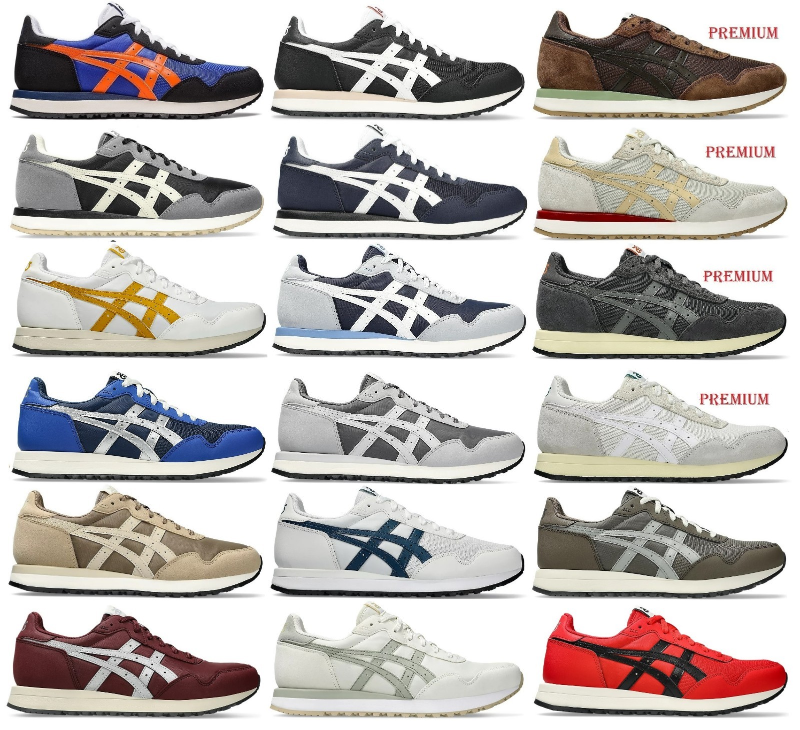 SHOES ASICS TIGER RUNNER II MEN WOMEN BLACK BLUE WHITE 1201A792 SNEAKER