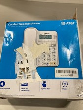 AT T CL2909 Corded Speakerphone White Landline Phone Caller ID Call Waiting