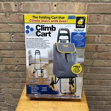 Genuine Climb Cart The Folding Cart That Climbs Stairs with Ease Holds 75 Pounds