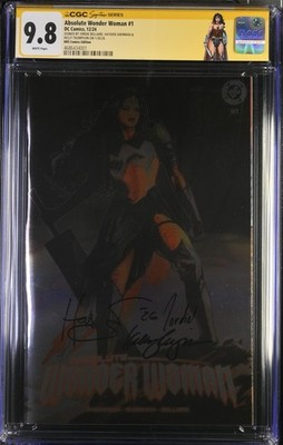 Absolute Wonder Woman #1 CGC 9.8 SS x3 signatures- KRS Sozomaika Foil fresh slab