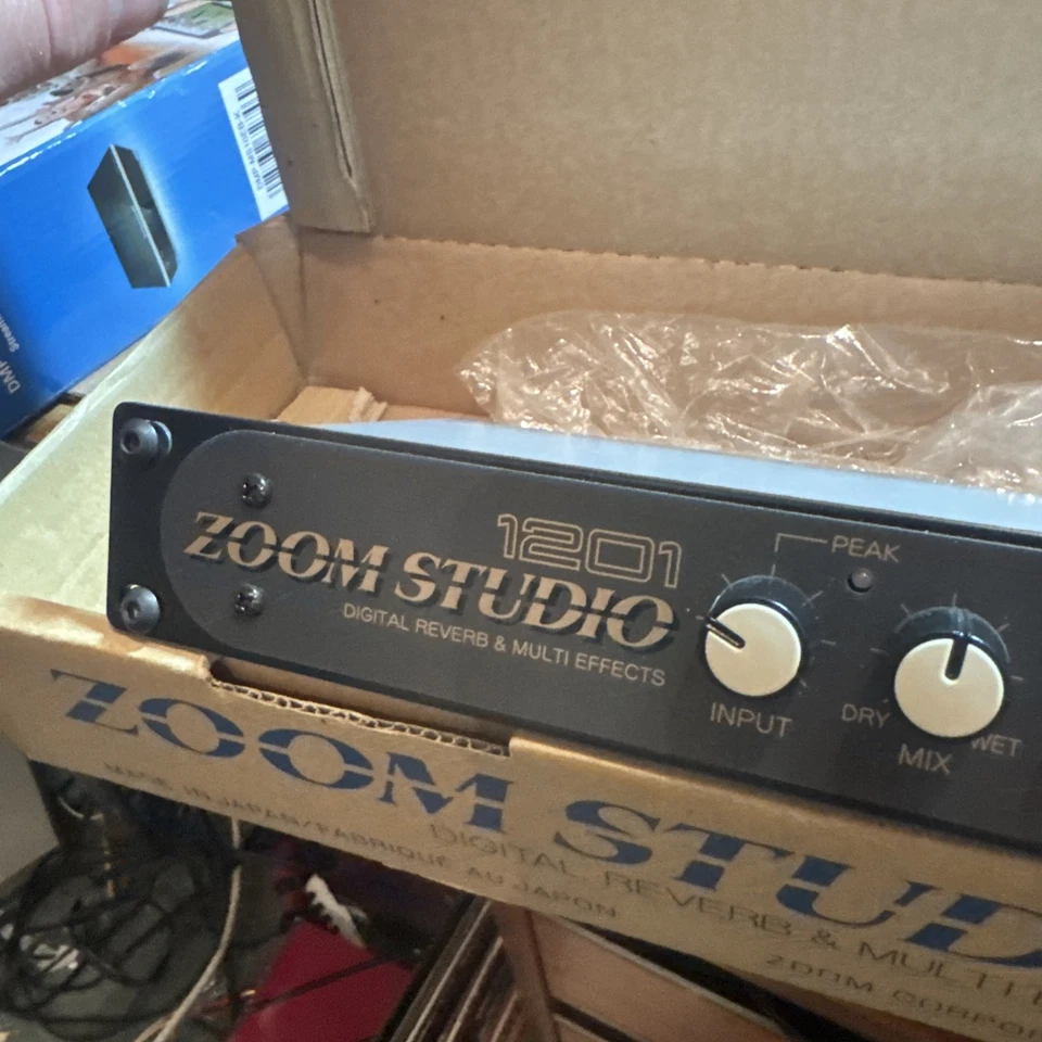 Zoom Studio 1201 - Vintage 1990s Dual Channel Multi Effects Processor, Inc. PSU - Image 2 of 4